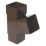 FloPlast  Square Downpipe Branch Brown 65mm