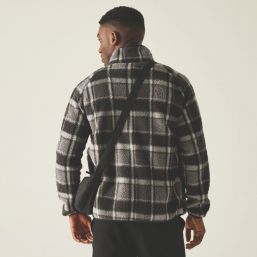 Regatta Frankie Borg Fleece Black / Grey Check 2X Large 55" Chest