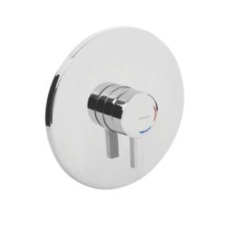 Bristan Lever Handle Concealed Single Outlet Thermostatic Chrome-Plated Shower Valve