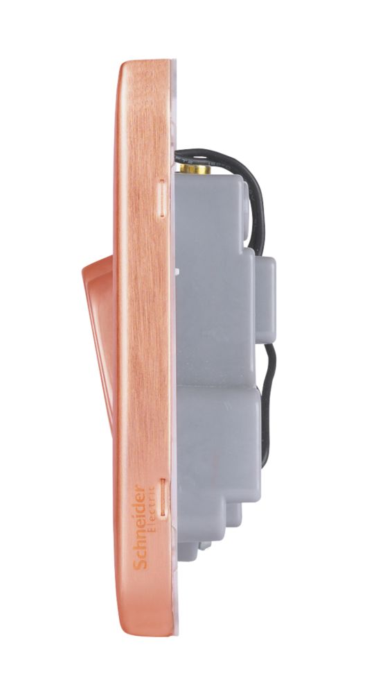 Schneider Electric Lisse 45 a DP moduli interruttore fornello e 13 A con interruttore + LED, bianco