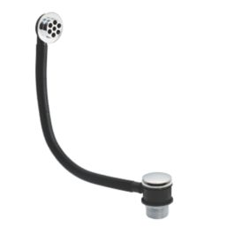 Bristan Bath Clicker Waste with Overflow Chrome - Screwfix