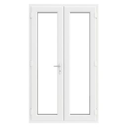 Crystal  White Triple-Glazed uPVC French Door Set 2090mm x 1290mm
