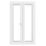 Crystal  White Triple-Glazed uPVC French Door Set 2090mm x 1290mm