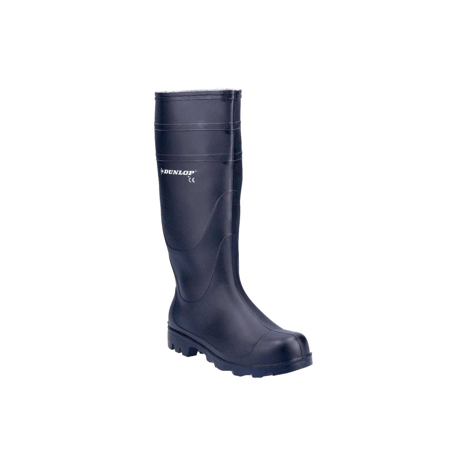 Dunlop Universal Size 10 Black Non Safety Wellies (859JT)