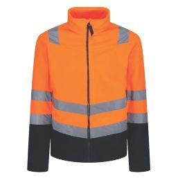 Regatta Pro Hi-Vis 250 Full Zip Fleece Orange / Navy Medium 42" Chest