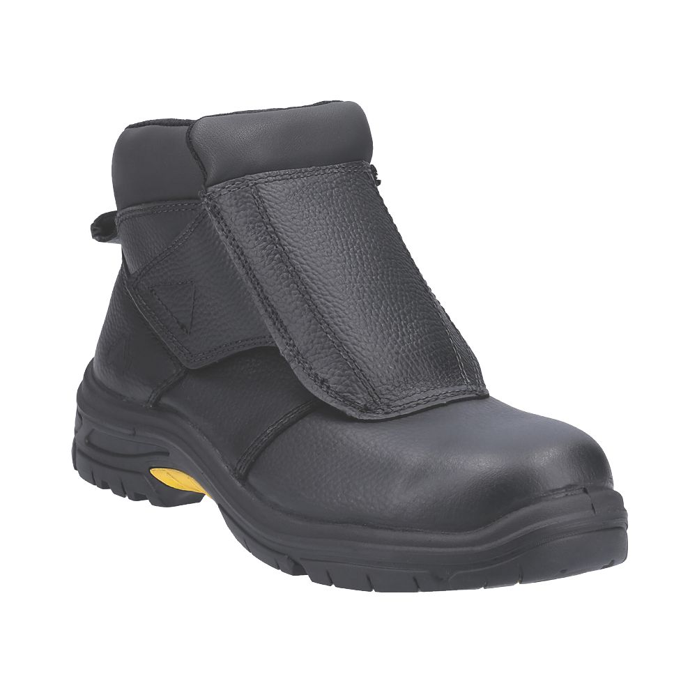 Amblers AS950 Metal Free Strap Safety Boots Black Size 8 Screwfix