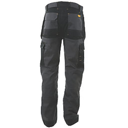 DeWalt Barstow Holster Work Trousers Charcoal Grey 34" W 29" L