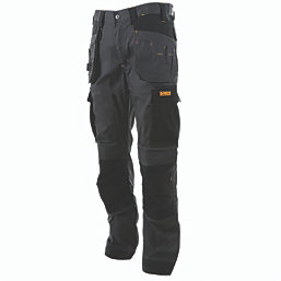 DeWalt Barstow Holster Work Trousers Charcoal Grey 34" W 29" L