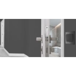 British General Evolve 10A 1-Gang 3-Pole Fan Isolator Switch Black Chrome