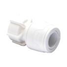 Hep2O  Plastic Push-Fit Straight Keyless Tap Connector 15mm x 1/2"