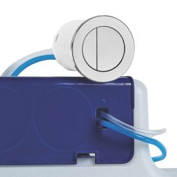 Eddy Slimline Concealed Cistern with Flush Button 3/6Ltr