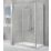 Triton Neo Eight Framed Rectangular Sliding Door  Chrome  1400mm x 760mm x 1900mm