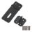 Smith & Locke Hasp & Staple Black Powder-Coated 90mm