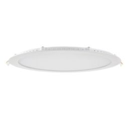 Saxby SirioDISC  Fixed  LED Recessed Downlight Matt White 24W 2200lm
