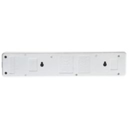 Masterplug 13A 4-Gang Fused 4-Socket Switched with LED White
