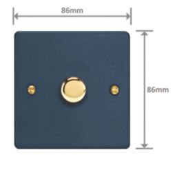 Varilight V-Pro 1-Gang 2-Way LED Dimmer Switch  Midnight Blue