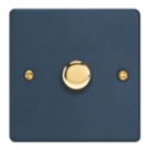 Varilight V-Pro 1-Gang 2-Way LED Dimmer Switch  Midnight Blue