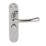 Serozzetta Ibra Lever on Backplate WC Door Handle Pair Polished Chrome