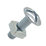Easyfix  Bright Zinc-Plated  Roofing Bolts M6 x 25mm 10 Pack