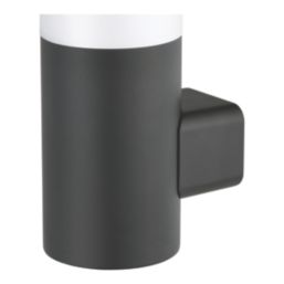 LAP Sul Outdoor LED Solar Wall Light With PIR Sensor Black 27lm