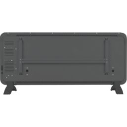 Masterplug Auraline 2000W Electric Glass Panel Heater 430mm x 920mm Anthracite 6824BTU