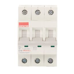 Contactum Defender 16A TP C Curve 3-Phase MCB