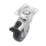 Essentials Heavy Duty TPR Braked Swivel Castor 75mm Grey