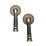 Designer Levers Whitby Lever on Rose Door Handle Pair Antique Pewter