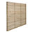 Forest  Single-Slatted  Garden Fence Panel Natural Timber 6' x 6' Pack of 5
