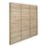 Forest  Single-Slatted  Fence Panels Natural Timber 6' x 6' Pack of 5