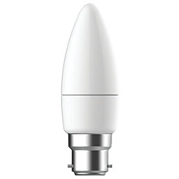 LAP  BC Candle LED Light Bulb 470lm 4.2W 4 Pack