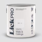 LickPro  2.5Ltr Grey 14 Vinyl Matt Emulsion  Paint