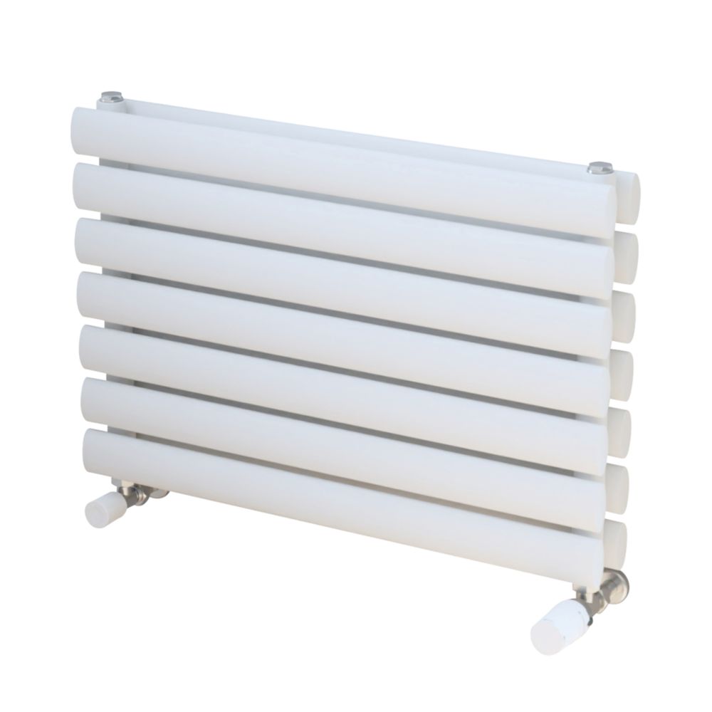 Ximax 410mm x 600mm 1491BTU White Horizontal Designer Radiator Screwfix