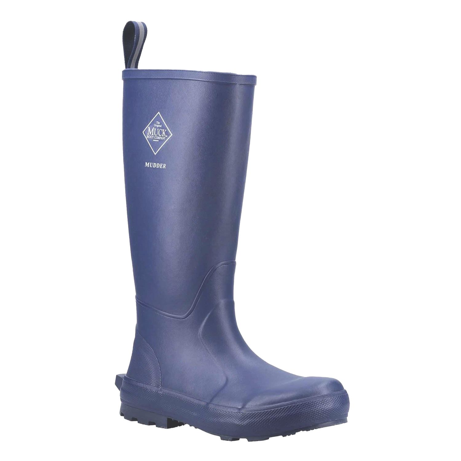 Muck Boots Mudder Tall Size 4 Navy Non Safety Wellies (860YG)