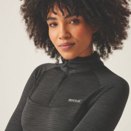Regatta Yonder Womens Fleeces Black Size 10