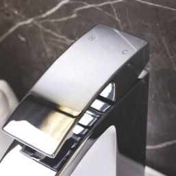 ETAL Kinlin Chrome 180mm Standard Lever Mono Basin Mixer Tap