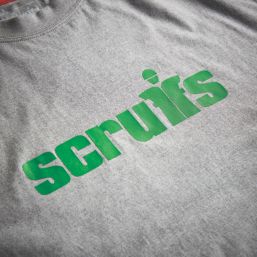 Scruffs Houghton Worker Short Sleeve T-Shirts Grey / Navy / Black 2X Large 47" Chest 3 Pack