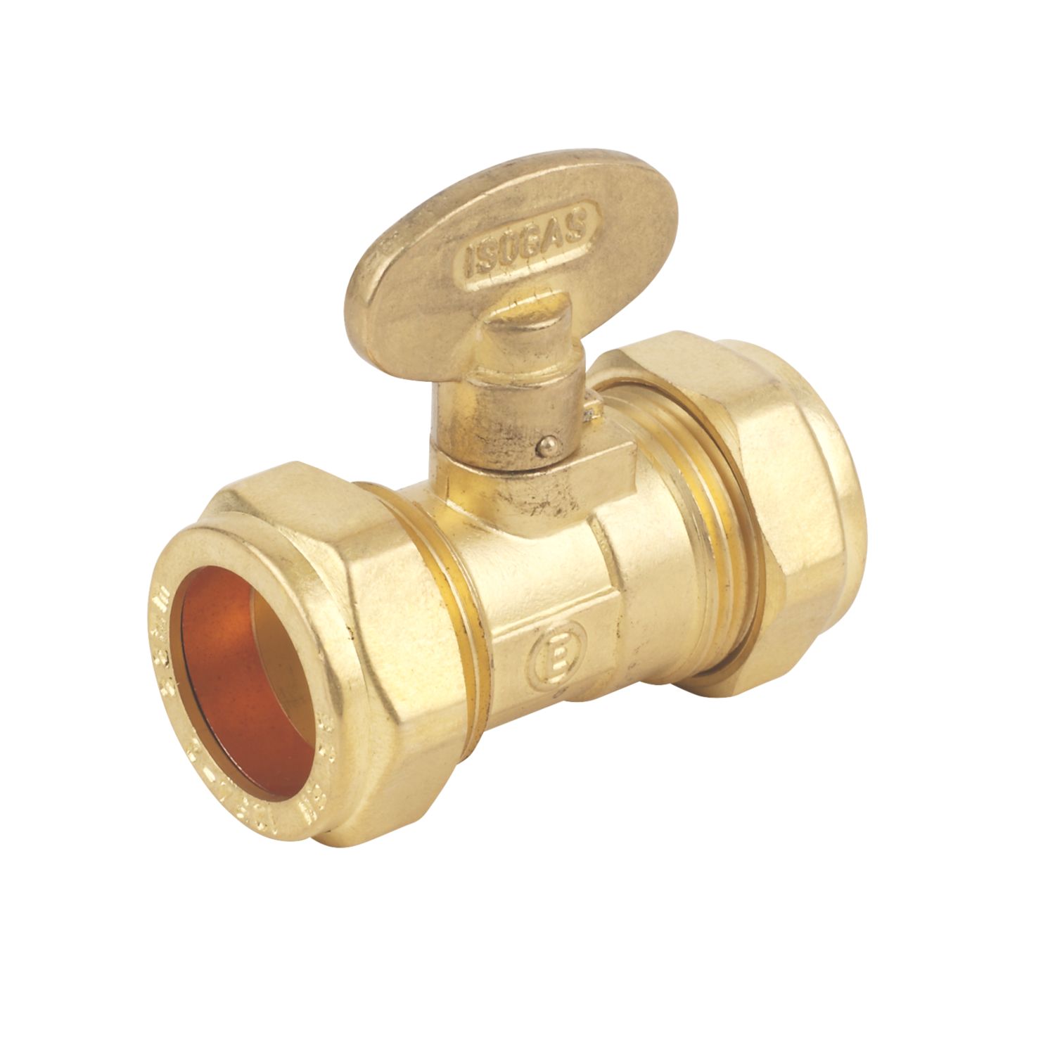 Essentials Gas Isolating Valve 22mm x 22mm (86159)