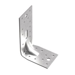 Sabrefix Heavy Duty Angle Brackets Galvanised 63mm x 90mm 10 Pack