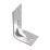 Sabrefix Heavy Duty Angle Brackets Galvanised 63mm x 90mm 10 Pack