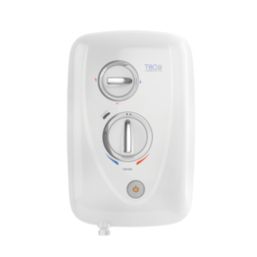 Triton T80 Easi-Fit+ White/Chrome 9.5kW Thermostatic Electric Shower