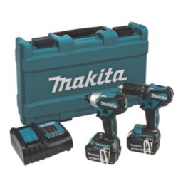 Makita DLX2221S 18V 2 x 3.0Ah Li Ion LXT Brushless Cordless Combi