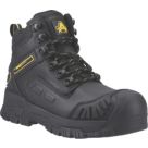 Amblers  Size 7 Womens Black Waterproof  Safety Boots