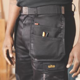 Site Dunbar Holster Pocket Trousers Black 40" W 32" L