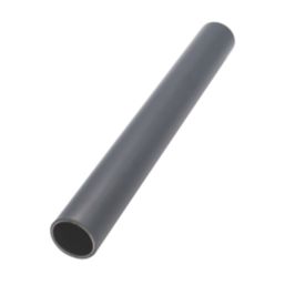 FloPlast Solvent Weld Waste Pipes Anthracite Grey 32mm x 30m 10 Pack
