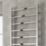 Reina 1200mm x 300mm 702BTU Chrome Flat Designer Towel Radiator