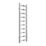 Reina 1200mm x 300mm 702BTU Chrome Flat Designer Towel Radiator