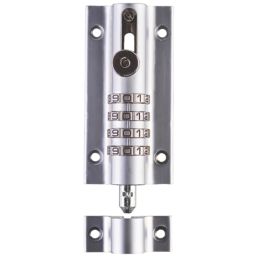Squire Die-Cast Steel 4-Dial Combination Bolt 120mm Chrome