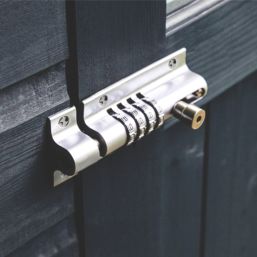 Squire Die-Cast Steel 4-Dial Combination Bolt 120mm Chrome