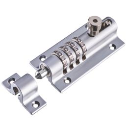 Squire Die-Cast Steel 4-Dial Combination Bolt 120mm Chrome